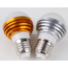 hot product 2 years warranty e26/b22/e27 3leds 3 watt e27 led light bulb